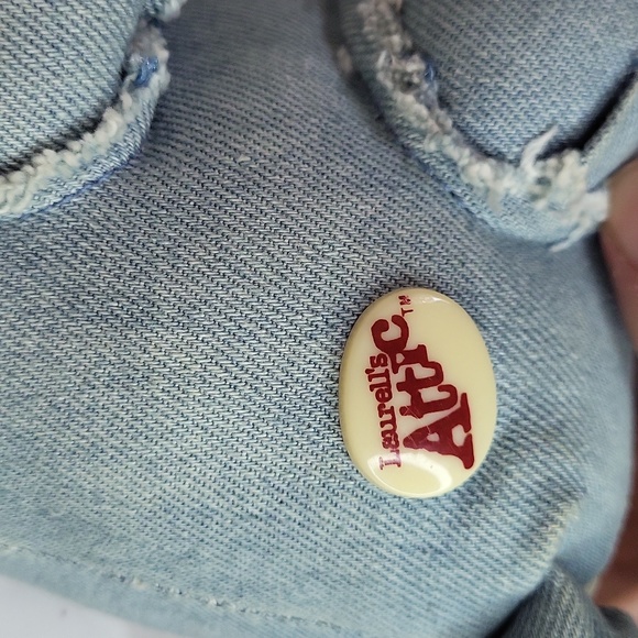 Denim Jean USA Star Teddy Bear Dan Dee Vintage 1990s July 4 Plush - Picture 8 of 11